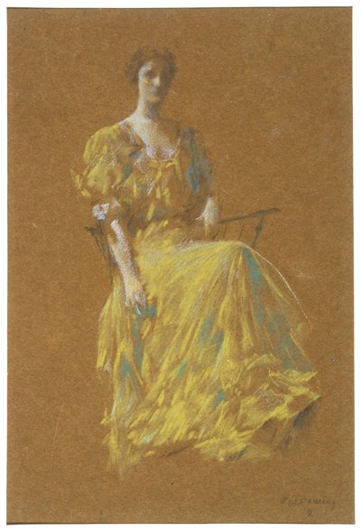 Lady in Green by Thomas Wilmer Dewing