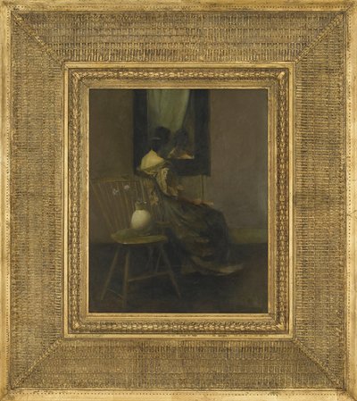 The Mirror, 1907 by Thomas Wilmer Dewing