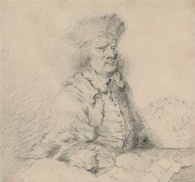 Rembrandt in a Fur Hat by Thomas Worlidge