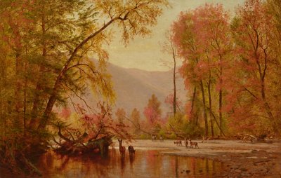 Autumn on the Delaware by Thomas Worthington Whittredge