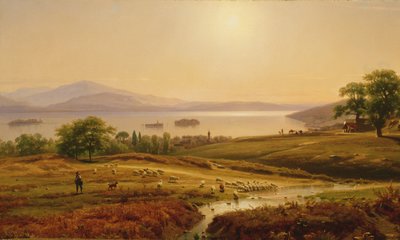 Morning on Lago Maggiore by Thomas Worthington Whittredge