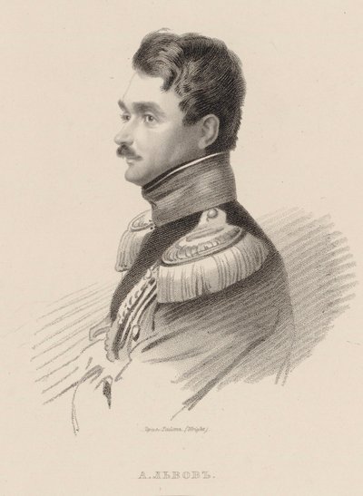 Portrait of the Composer Alexei Fyodorovich Lvov by Thomas Wright