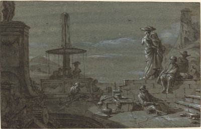 Piazza by Moonlight by Thomas Wyck