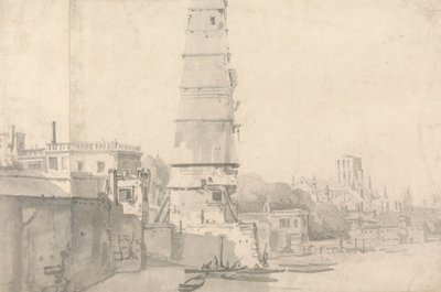 View of the Waterhouse and Old St. Paul
