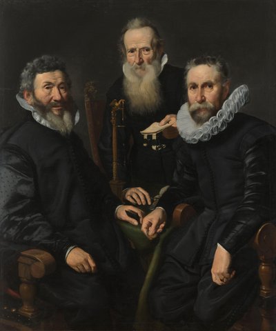 Group Portrait of an Unidentified Board of Governors by Thomas de Keyser