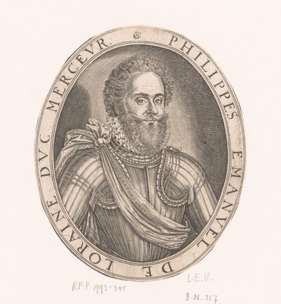 Portrait of Philippe-Emmanuel de Lorraine, Duke of Mercoeur by Thomas de Leu