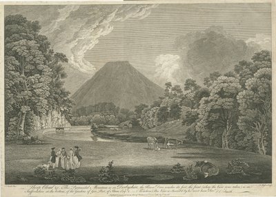 Dovedale - Thorpe Cloud (engraving) by Thomas of Derby (after) Smith