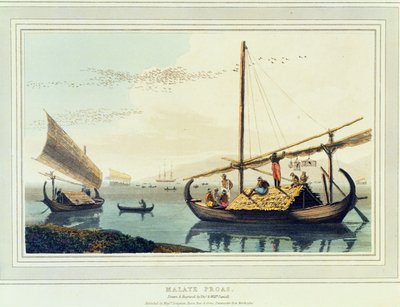Malaye Proas, Plate 17 from 