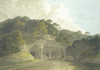 The Entrance to the Elephanta Cave, plate 58 from 