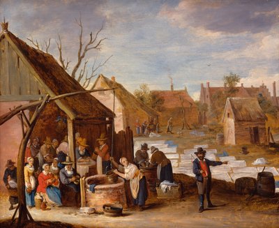 Peasants at Work at a Bleaching Ground by Thomas van Apshoven