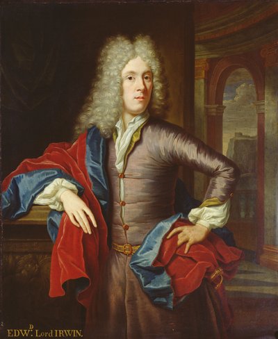 Portrait of Edward, 4th Viscount Irwin (1686-1714) by Thomas van der Wilt