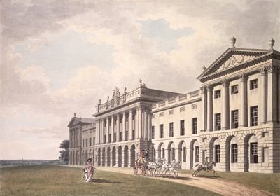 View of Heveningham Hall in Suffolk, the Seat of Sir Gerrard Vanneck, 18th Century by Thomas van der Wilt