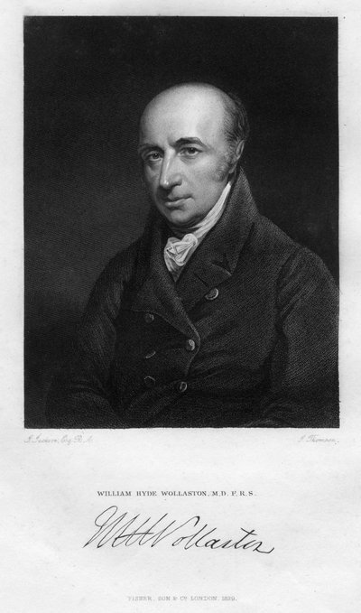 William Hyde Wollaston 1766-1828, English Physiologist, Chemist and Physicist, 1829 by Thomson