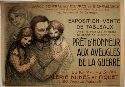 Ready to Honor the War Blind by Théophile Alexandre Pierre Steinlen