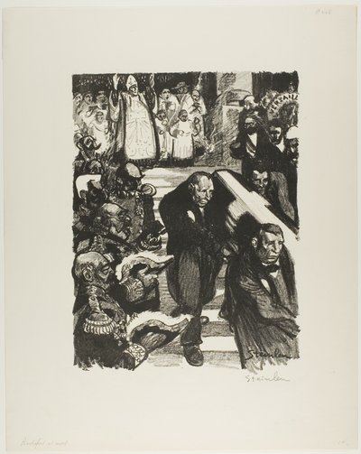Rochefort is dying! Rochefort is dead! by Théophile Alexandre Pierre Steinlen