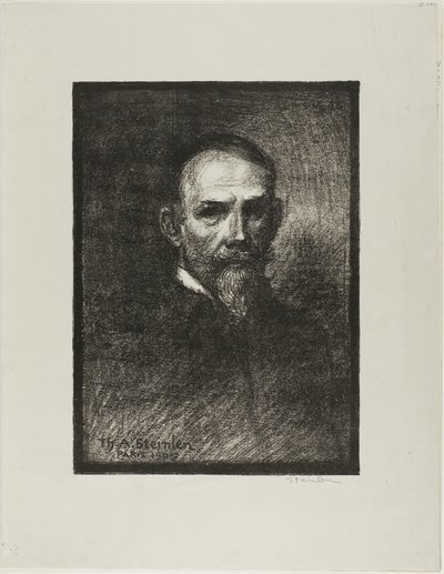 Steinlen, Frontal View, Head to the Right by Théophile Alexandre Pierre Steinlen