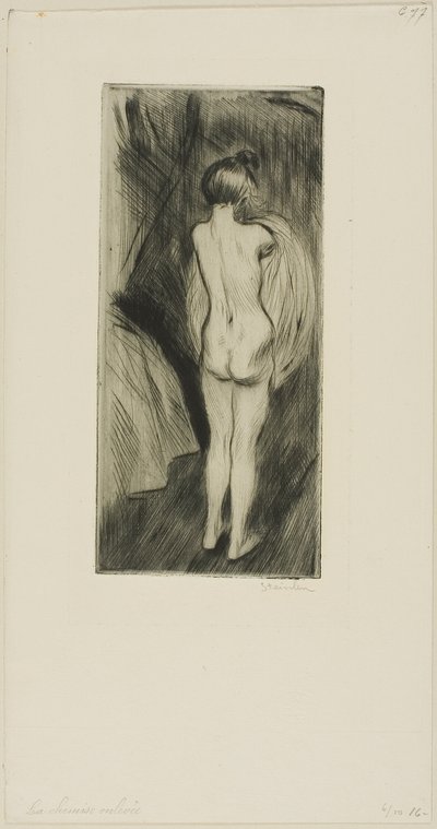 Woman Standing by Théophile Alexandre Pierre Steinlen