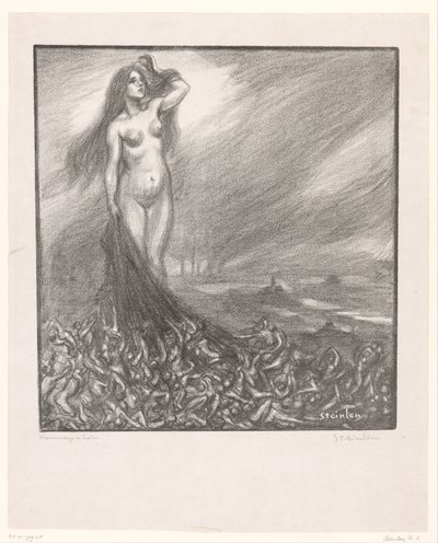 Tribute to Zola by Théophile Alexandre Steinlen (signed by artist)