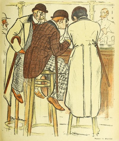 At the Bar, from Gil Blas Illustre by Théophile Alexandre Steinlen