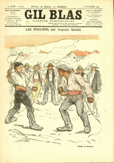 Cover of Gil Blas by Théophile Alexandre Steinlen