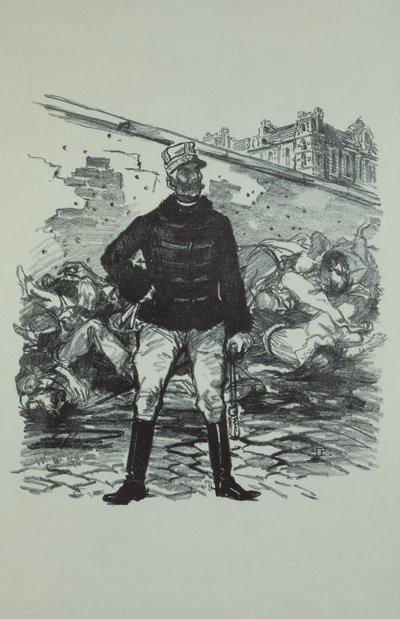 General Gaston Auguste (1830-1909) Marquis de Gallifet, in All His Glory by Théophile Alexandre Steinlen