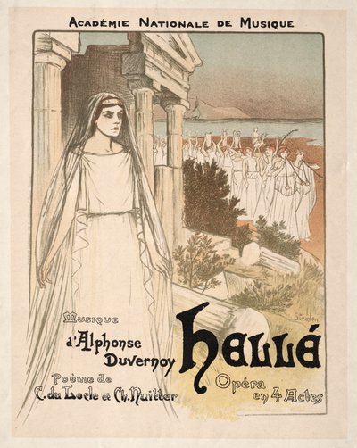 Hellé - Opera in 4 Acts by Théophile Alexandre Steinlen