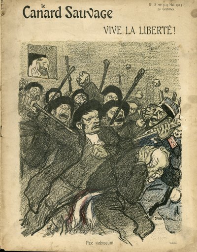 Illustration by Steinlen for the Cover of The Wild Duck by Théophile Alexandre Steinlen
