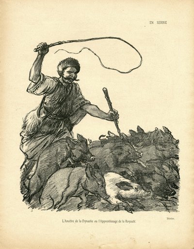 Illustration of Steinlen in The Wild Duck by Théophile Alexandre Steinlen