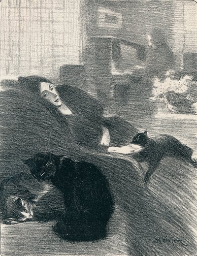 Quand Nous Serons Vieux from Chansons De Femmes, 1897 by Théophile Alexandre Steinlen