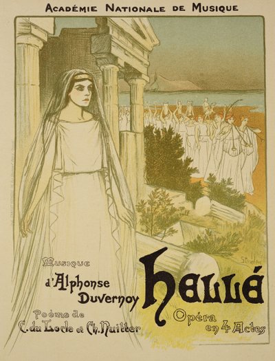 Reproduction of a Poster Advertising the Opera 