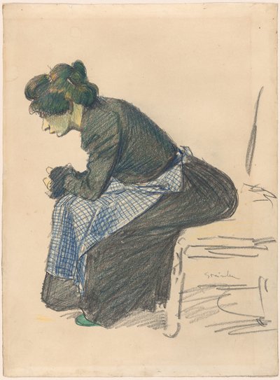 Study of a Woman by Théophile Alexandre Steinlen