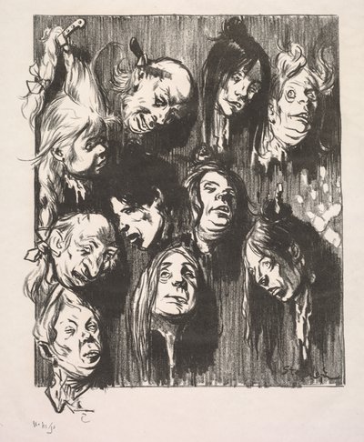 Ten Assassinations for a Penny by Théophile Alexandre Steinlen