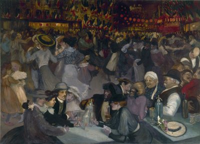The Ball on the 14th of July by Théophile Alexandre Steinlen