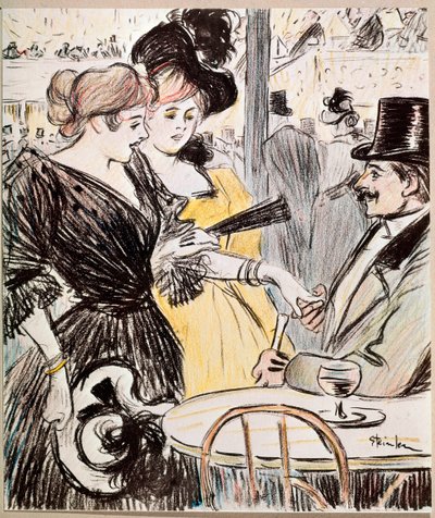 The cafe concert by Théophile Alexandre Steinlen
