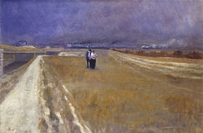 Walk Beside Railway by Théophile Alexandre Steinlen