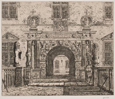 Entrance Gate at Vallø by Thorald Læssøe