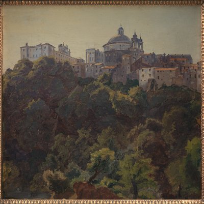 View Towards Ariccia and the Palazzo Chigi and S. Maria dell