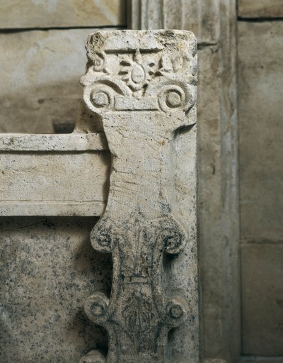 Thracian tomb of Sveshtari, detail of architecture near the sarcophagus, 3rd century BC by Thracian Thracian