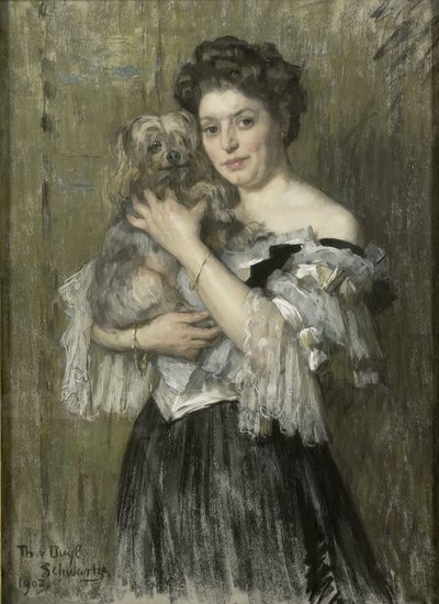 Maria Catharina Josephine Jordan (1866-1948). Wife of the Painter George Hendrik Breitner by Thérèse Schwartze