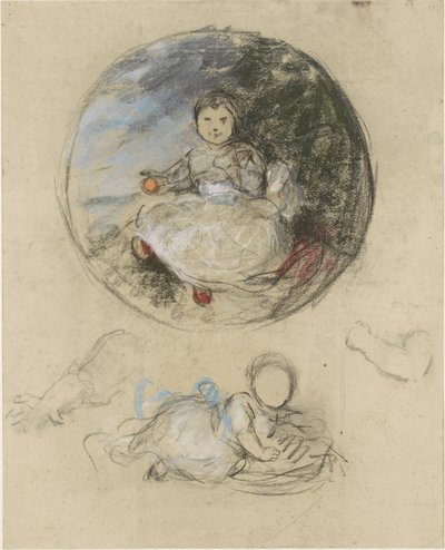 Two Studies of Princess Juliana by Thérèse Schwartze