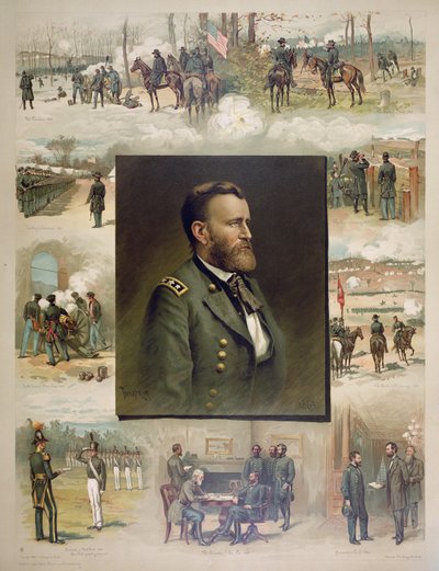 Grant from West Point to Appomattox by Thure de (after) Thulstrup