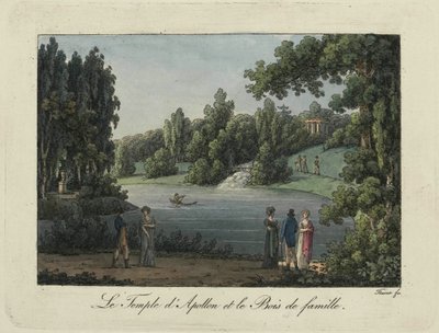 The Temple of Apollo and Cascade in the Pavlovsk park by Thurner
