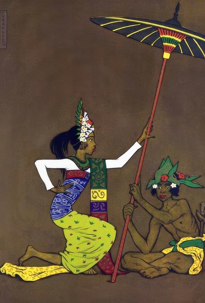 Classical Balinese Dancer by Thyra Kleen