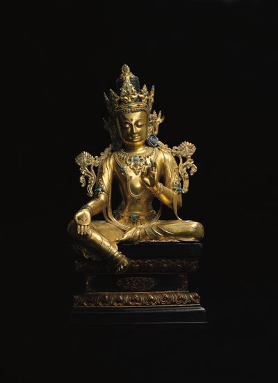 Imperial Figure of Avalokiteshvara (detail) by Tibetan School