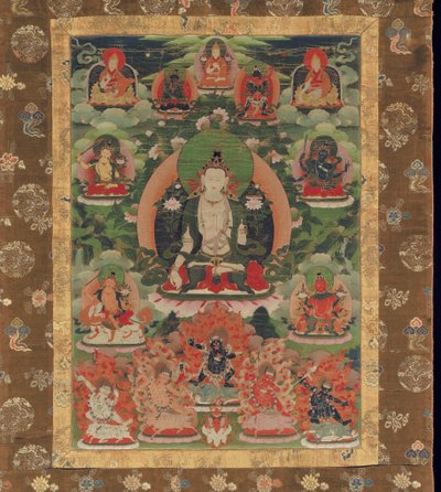 Manjushri, Boddhisattva of Wisdom by Tibetan School