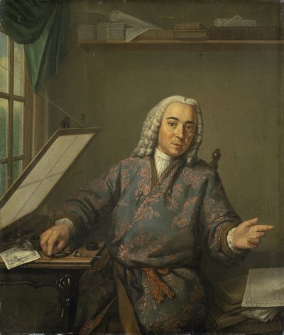 Portrait of the Engraver Jan Caspar Philips by Tibout Regters