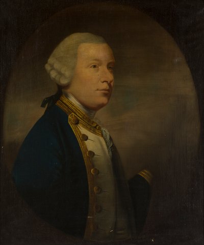 Half-Length Portrait of Admiral Robert Duff of Fetteresso by Tilly (manner of) Kettle