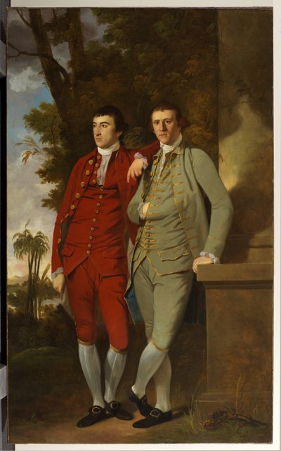 Portrait of Charles and Captain John Sealy by Tilly Kettle