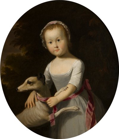 Portrait of Miss Charlotte Bridgeman as a child by Tilly Kettle