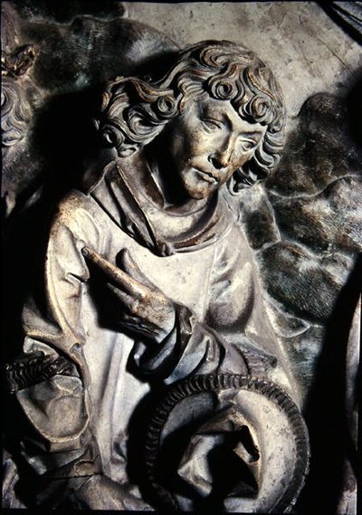 Tomb of Henri II and his Wife Kunigunde (detail) by Tilman Riemenschneider